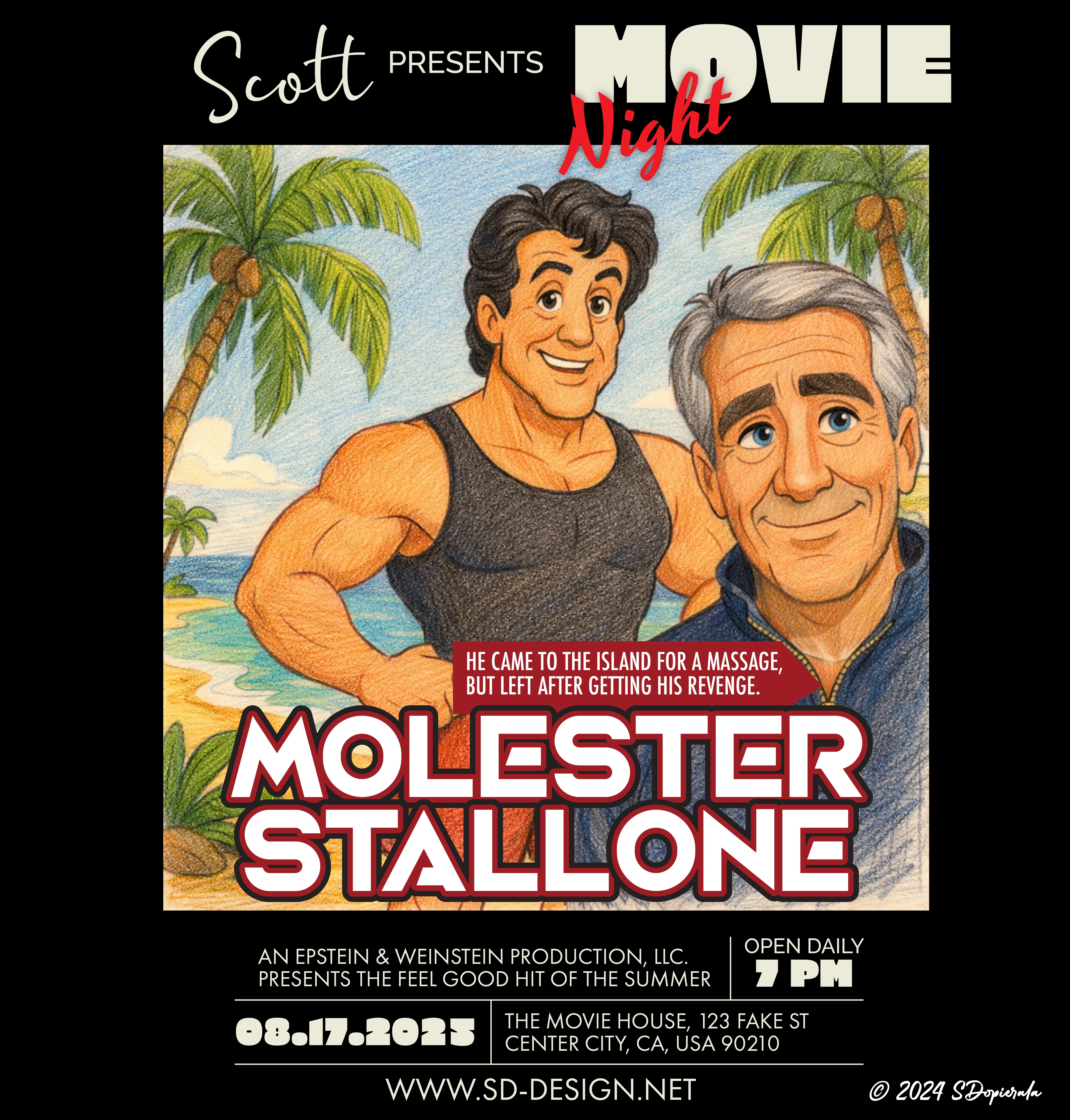 Molester Stallone Poster