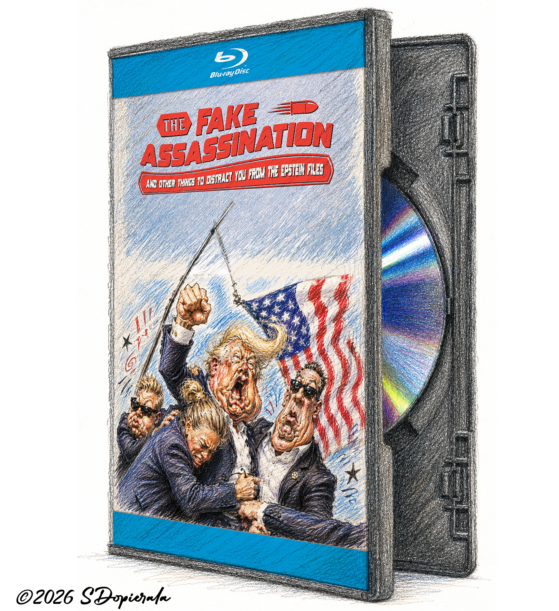 Trump Fake Assassination DVD